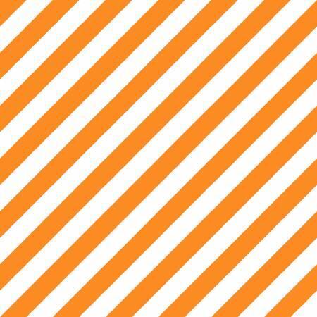 Orange/White Witchy Stripe