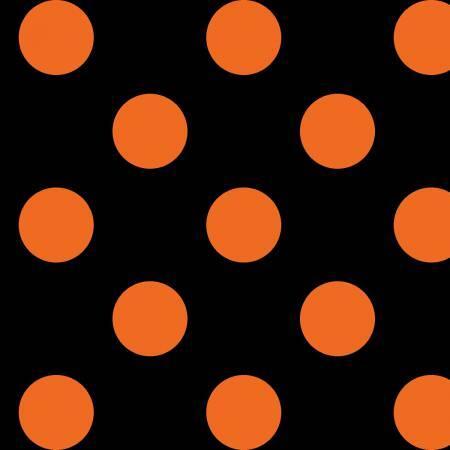 Black/Orange Dots