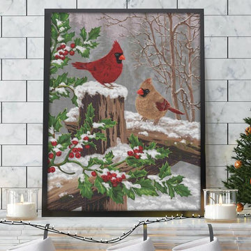 Winter Visitors Tiling Scene | USB