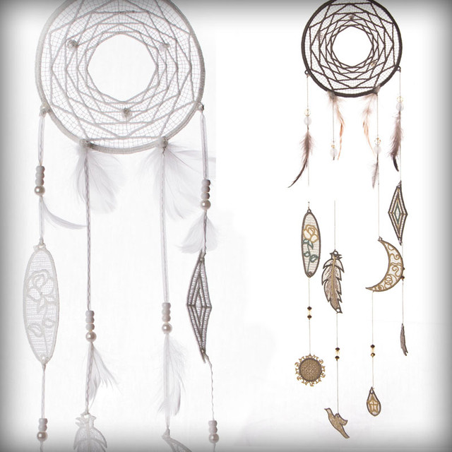 Freestanding Lace Dreamcatcher