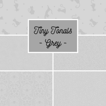 Tiny Tonals | Grey 1/2yd Pack