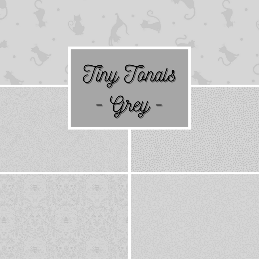 Tiny Tonals | Grey 1/2yd Pack