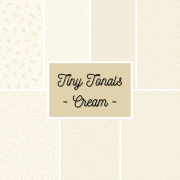 Tiny Tonals | Cream 1/2yd Pack