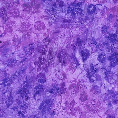Flourish | Violet Stucco Leaf