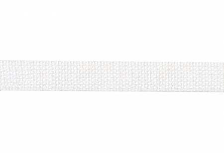 1" Cotton Webbing | White