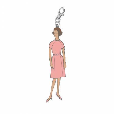 Pink Vintage Lady Charm