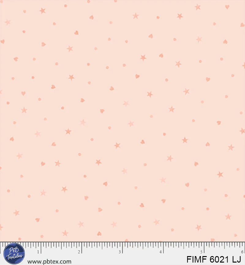 First Impressions | Ditzy Stars & Hearts - Pink