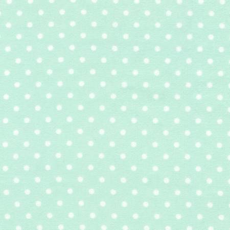 Cozy Cotton | Dots - Sea Mist