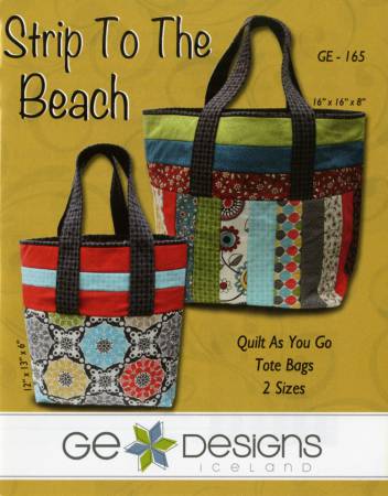 Strip to the Beach Tote Bags