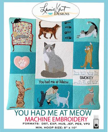 You Had Me at Meow | Emb Designs