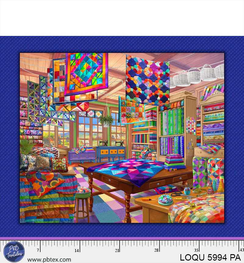 Love of Quilting | Quilt Shoppe Panel