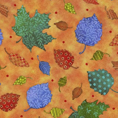Leaf Dance | Orange Tossed Leaves