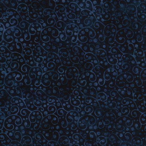 Let It Snow | Midnight Blue Dot Swirl