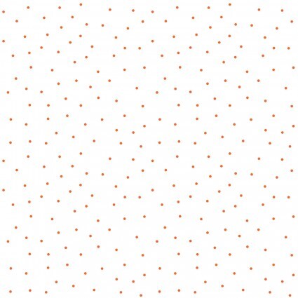 White/Orange Tiny Dots