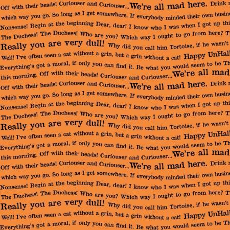 Mad Masquerade | Orange Wavy Words