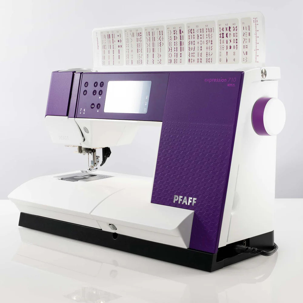PFAFF® expression™ 710 Purple Sewing Machine