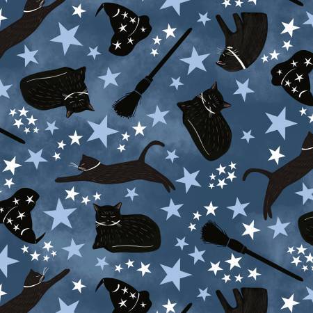 Practical Magic | Black Cat Toss - Blue