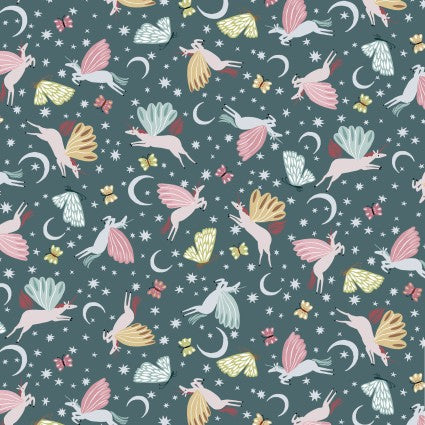 Mystical Kingdom | Unicorns - Teal
