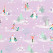 Wintertime | Ice Skaters - Lilac