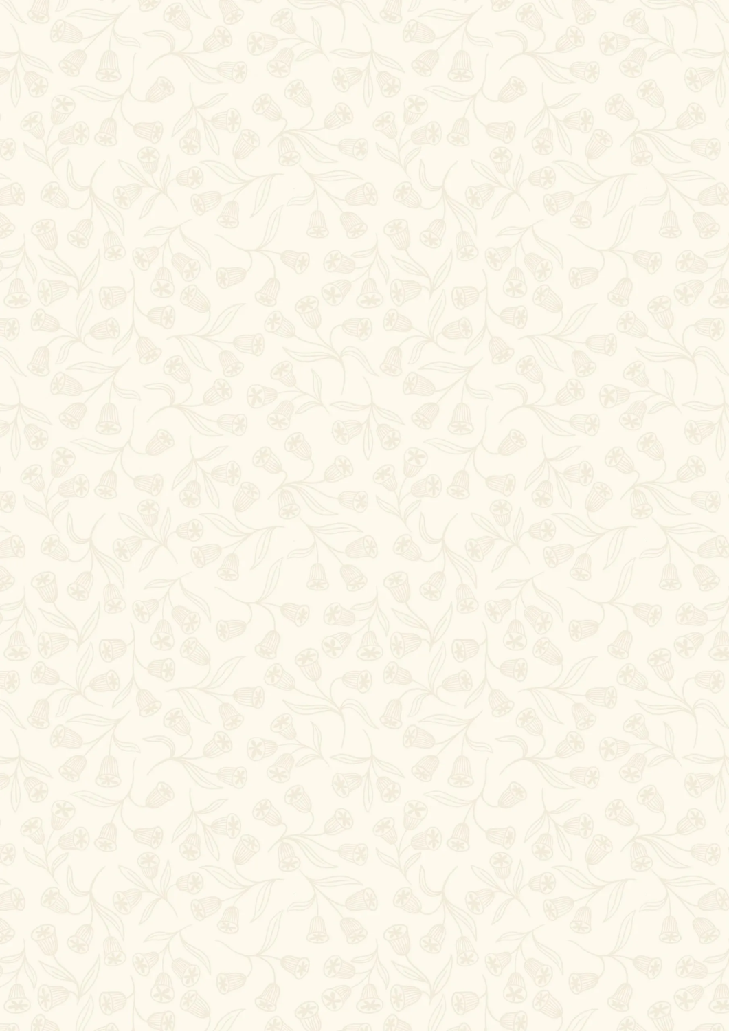 Tiny Tonals | Cream Bell Flowers