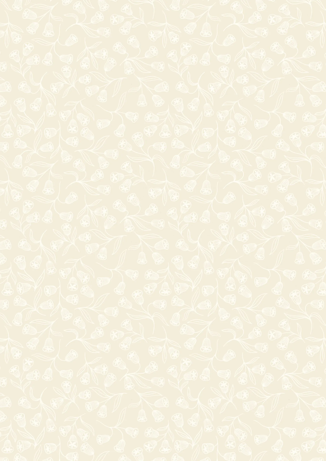 Tiny Tonals | Dark Cream BellFlowers