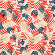 Stripes & Stars | Flags & Fireworks - Cream