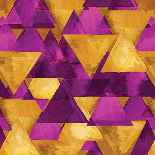 Watercolor Geometry | FuschiaRaining Triangles