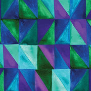 Watercolor Geometry | Teal Geo Rectangles