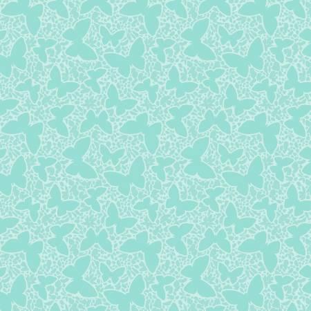 Winged Whisper | Teal Butterfly Tonal