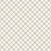 Shhh | Diagonal Plaid - Taupe