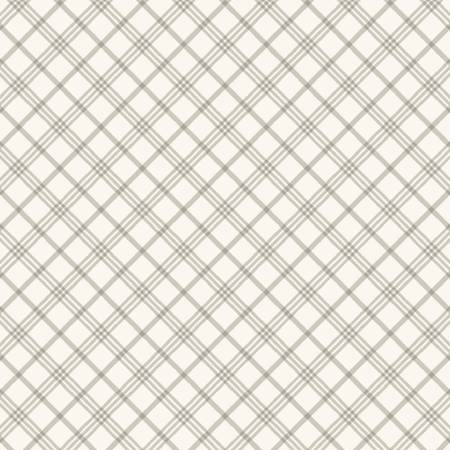 Shhh | Diagonal Plaid - Taupe
