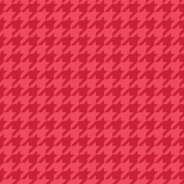 Red Tonal Houndstooth