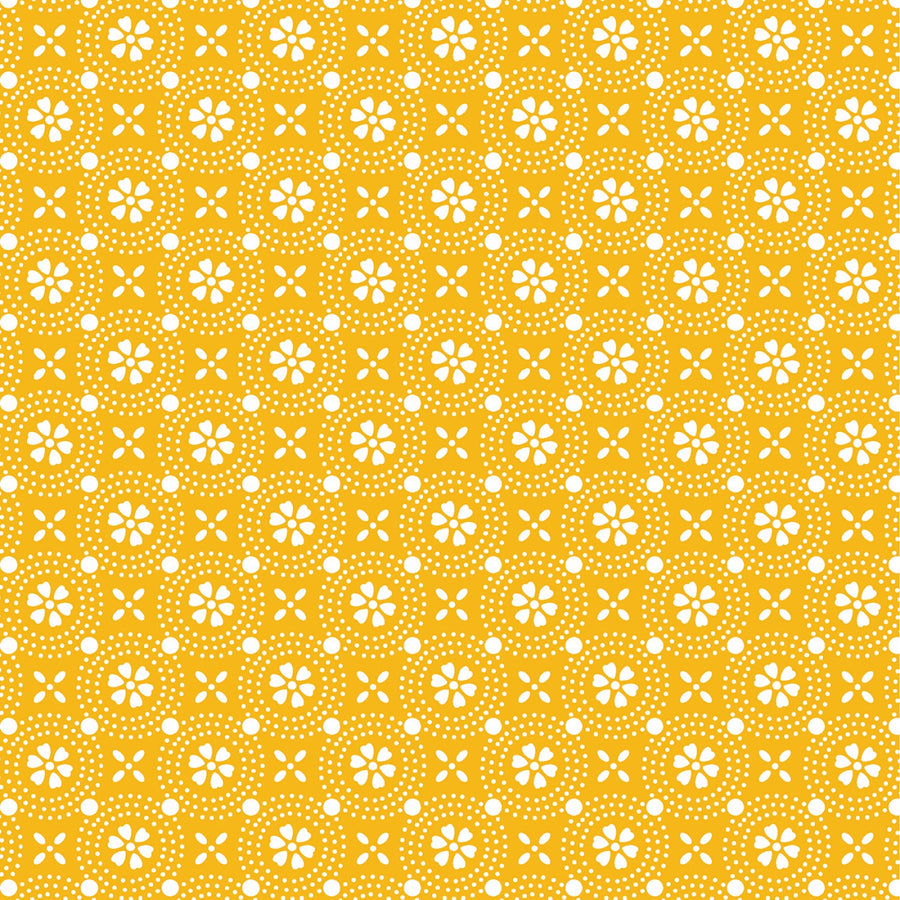 Yellow Dotted Circles