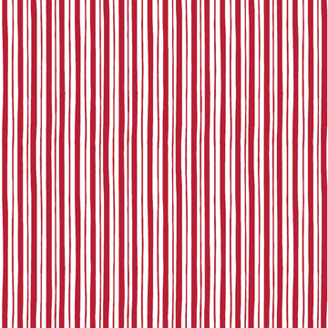 Red Mini Awning Stripe