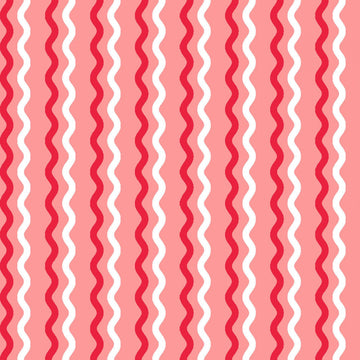 Pink Wavy Stripe