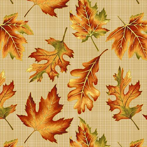Autumn Elegance | Bisque Leaves