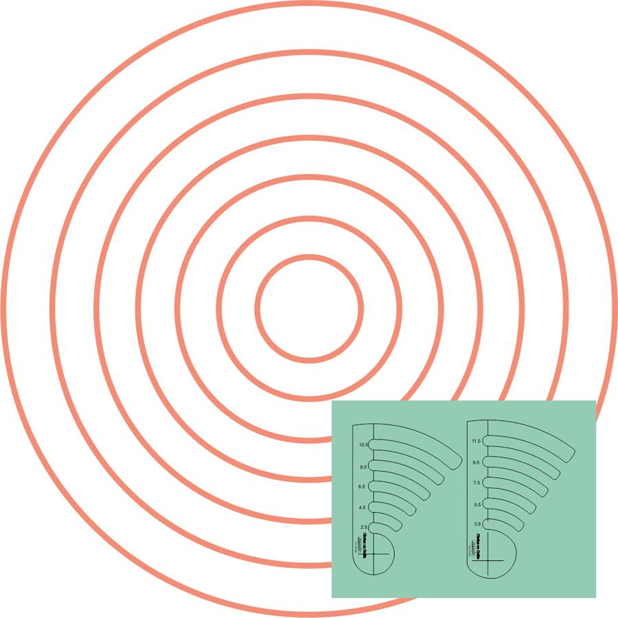Circles on Quilts - Circles |Low Shank