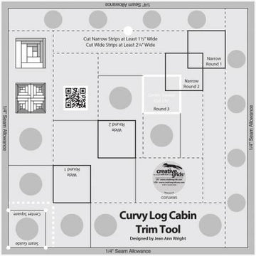 Creative Grids Curvy Log Cabin Trim Tool | 8