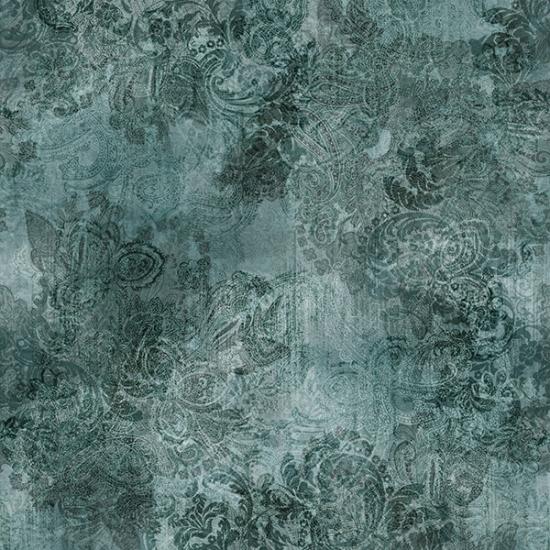 Paisley Dusty Teal