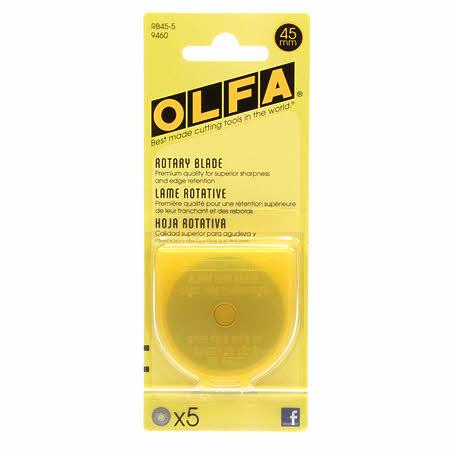 OLFA Rotary Blade 5pk | 45mm