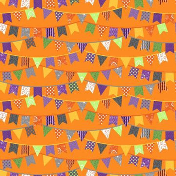 Orange Halloween Flags