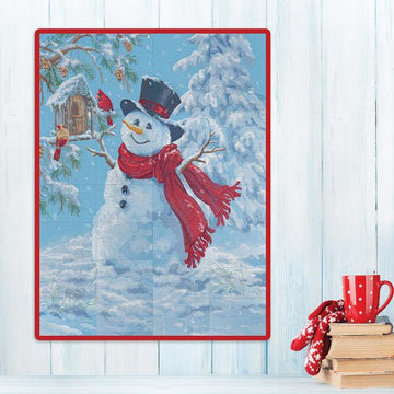 Happy Snowman Tiling Scene | U