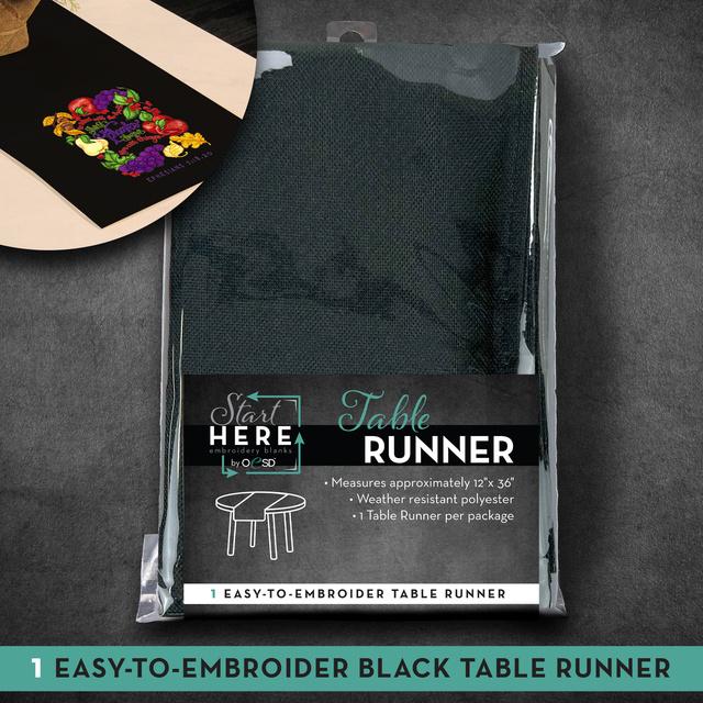 OESD Table Runner | Black