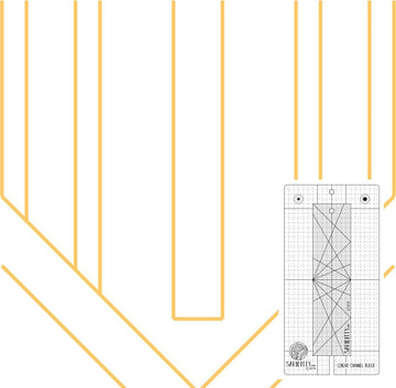 Linear Channel Ruler 2pc Set | High Shank