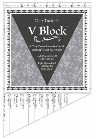 Deb Tucker's V Block Ruler