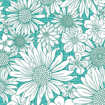 Porch Swing | Turquoise Upsy Daisy