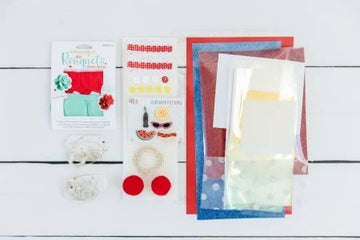 Red, White, & Bloom | Embellishment Kit