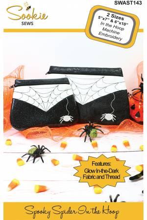 Spooky Spider Zipper Bag In-the-Hoop
